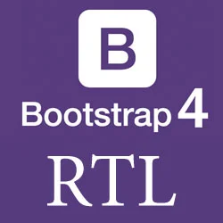 نسخه RTL فریم ورک Bootstrap 4