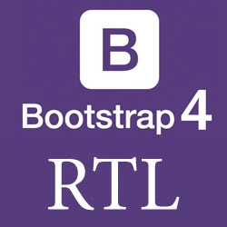 نسخه RTL فریم ورک Bootstrap 4